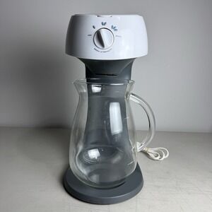 Back To Basics Iced Tea Maker White Gray Model IT400 2.5 Quart